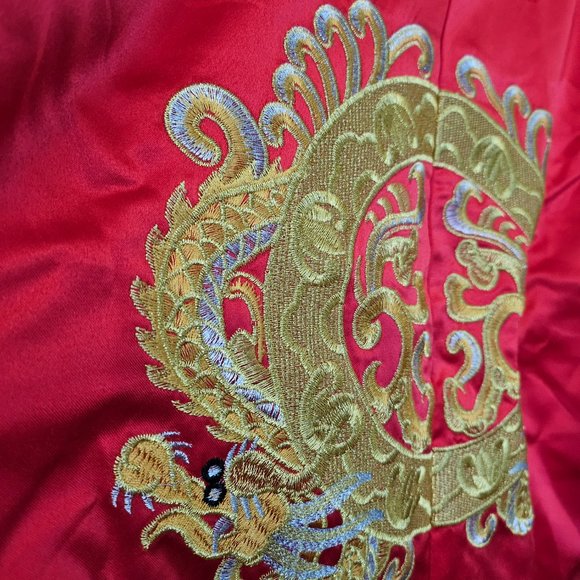 新郎馬褂 Chinese Wedding Tea Ceremony Men XL - Picture 4 of 5